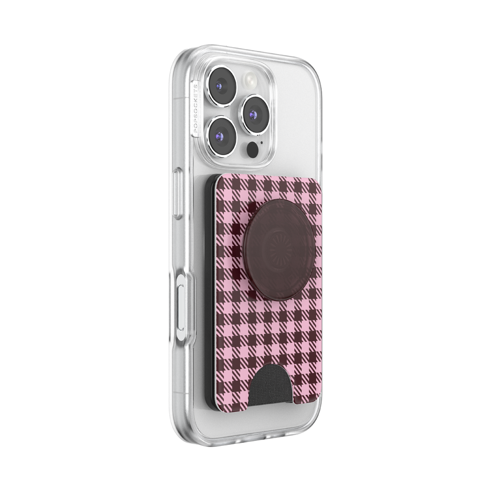 Black Cherry Gingham — MagSafe PopWallet+ - US 75910