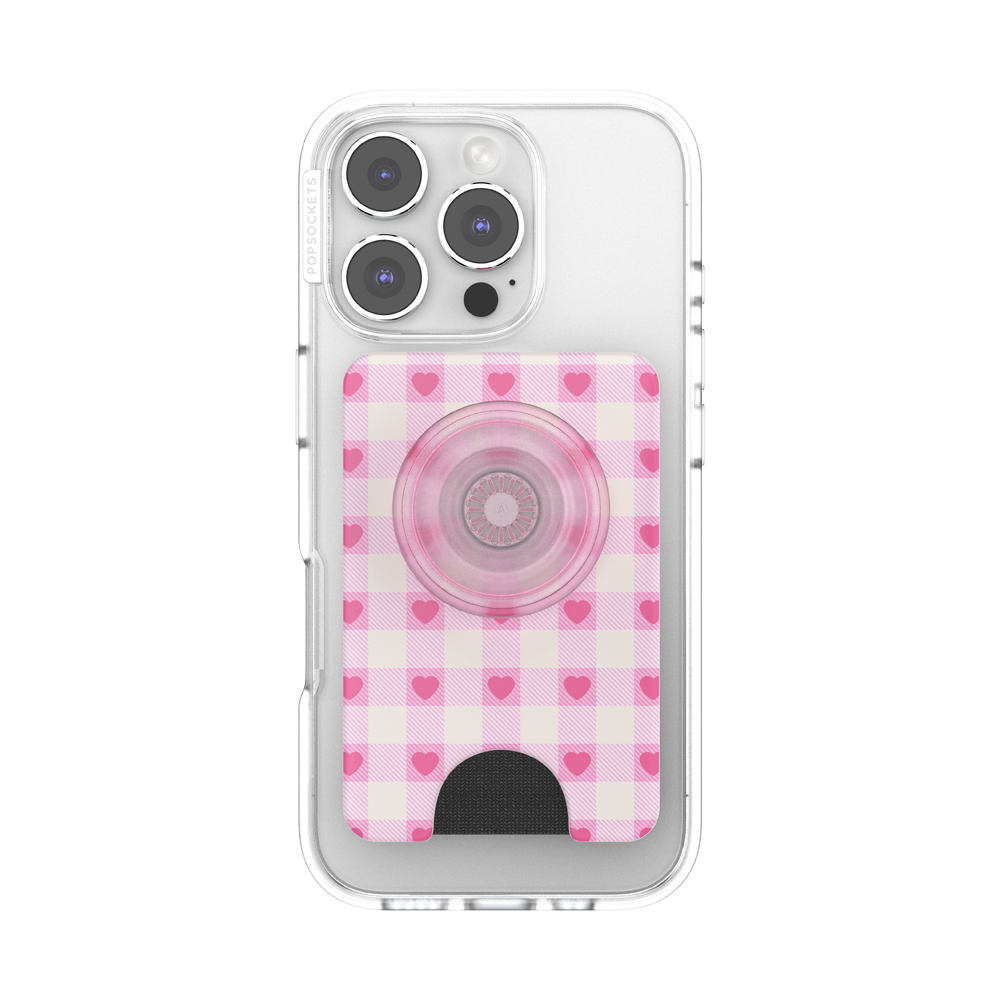 Blush Gingham — MagSafe PopWallet+ - US 06425