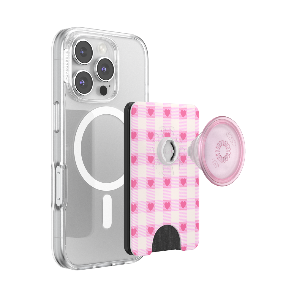 Blush Gingham — MagSafe PopWallet+ - US 16494