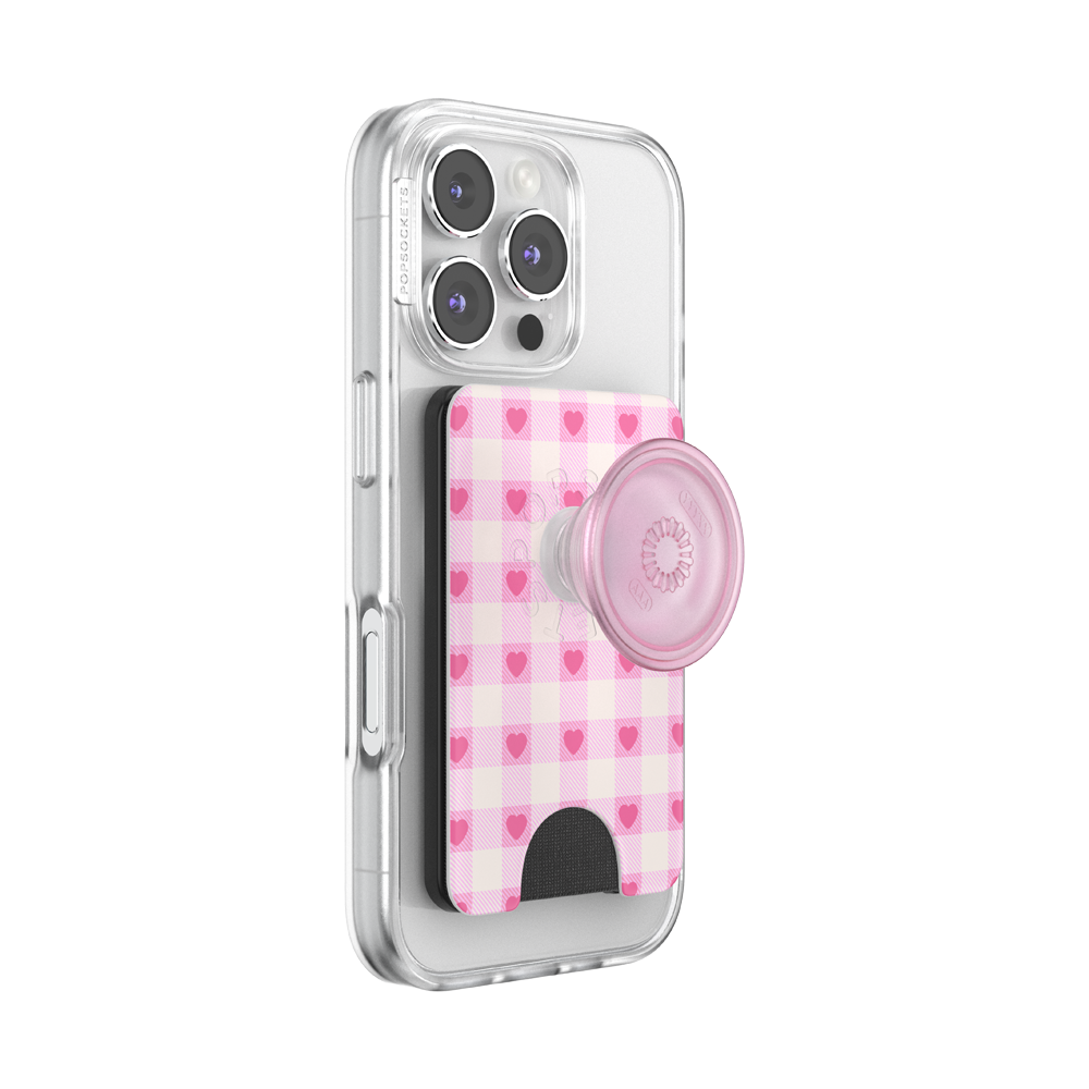 Blush Gingham — MagSafe PopWallet+ - US 09004