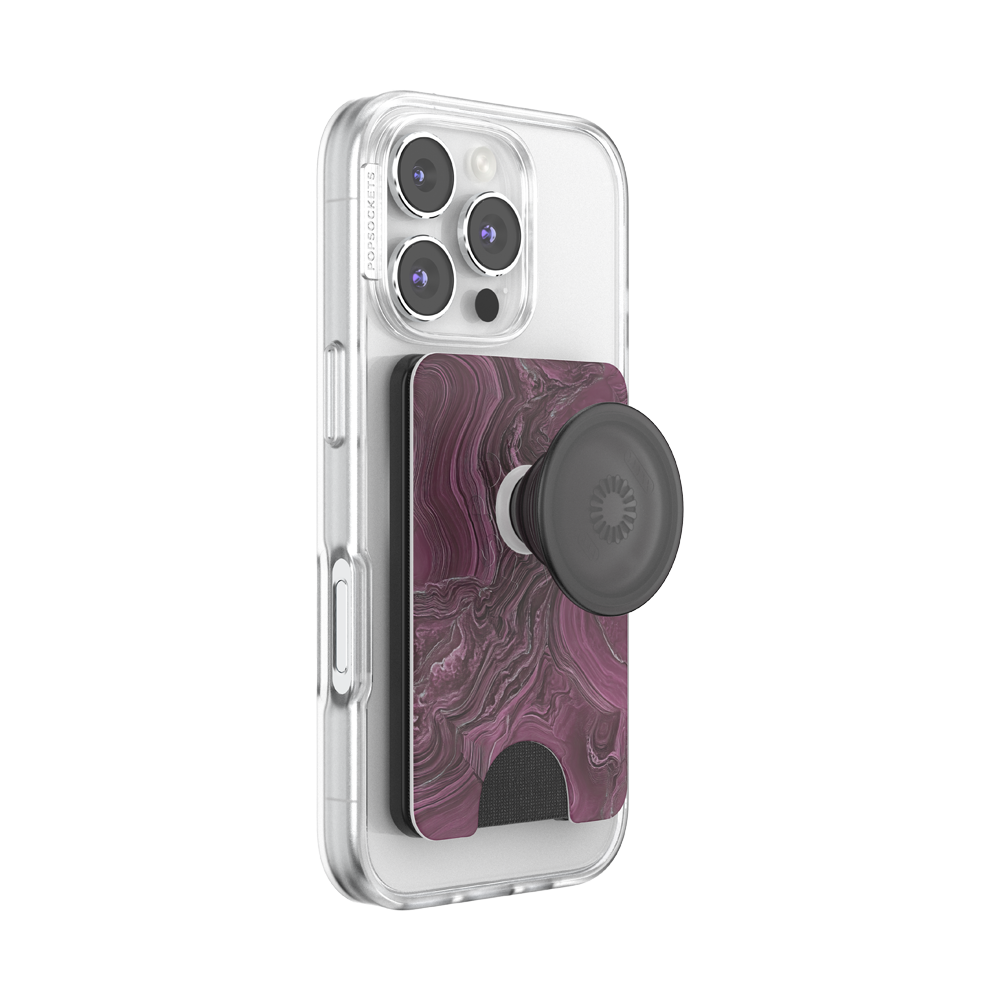 Burgundy Vein — MagSafe PopWallet+ - US 06171