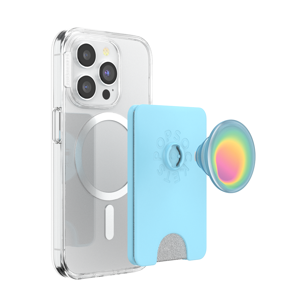 Butterfly Pea Blue Boca Aura — MagSafe PopWallet+ - US 65179