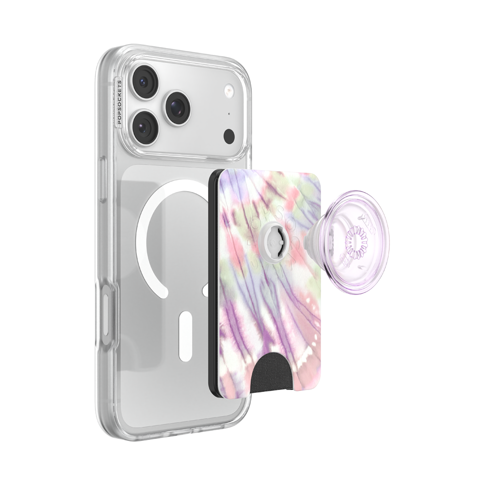 Coastal Tie-Dye Purple — MagSafe PopWallet+ - US 41589