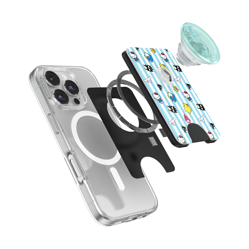 Hello Kitty and Friends Stripe —  MagSafe PopWallet+ - US 09703
