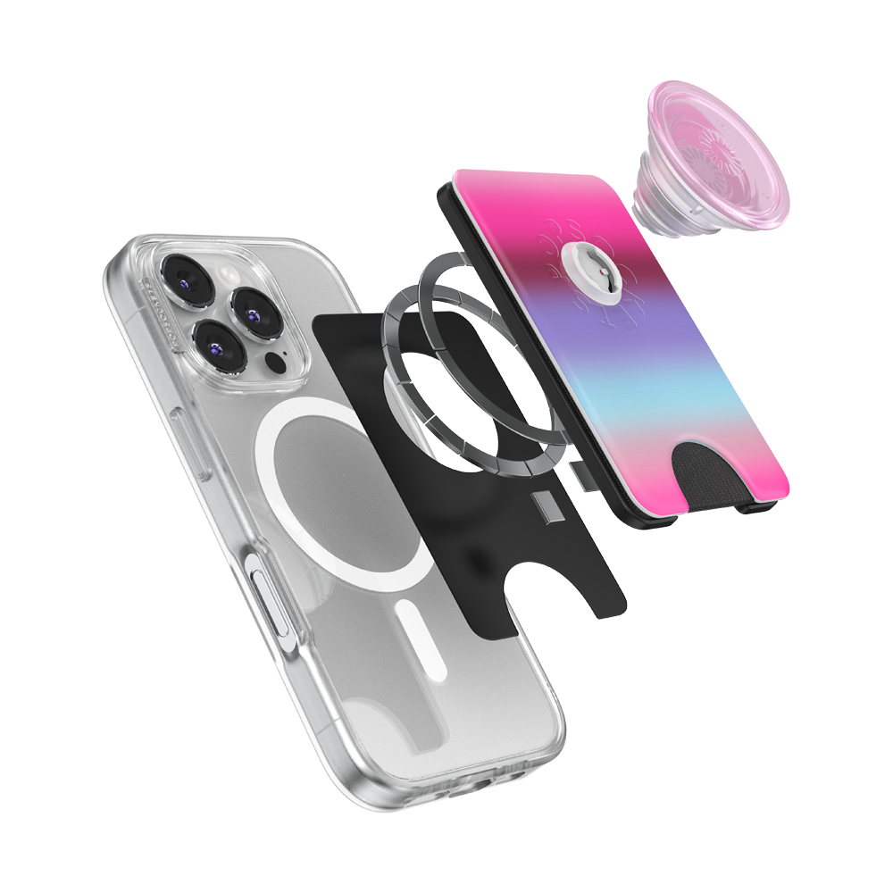 Pink Ombre Tide — MagSafe PopWallet+ - US 91060