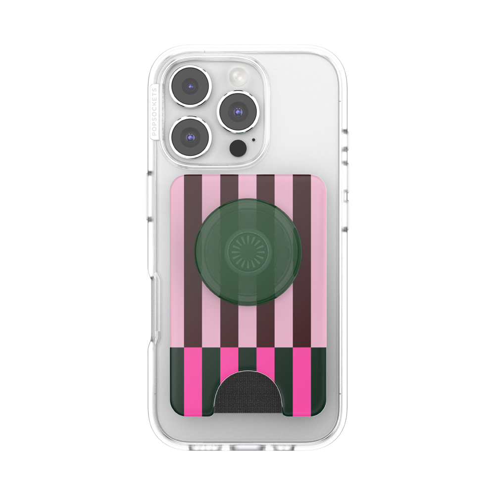 Pop of Pink Stripe — MagSafe PopWallet+ - US 05534