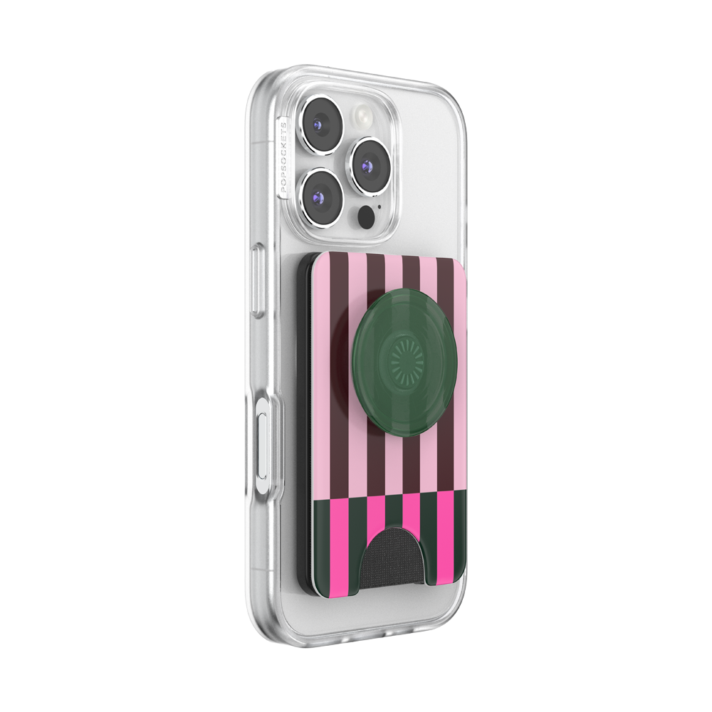 Pop of Pink Stripe — MagSafe PopWallet+ - US 05722