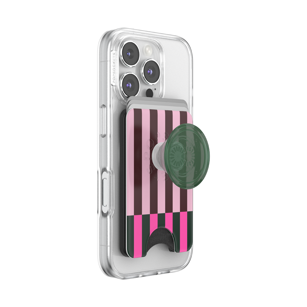 Pop of Pink Stripe — MagSafe PopWallet+ - US 05534