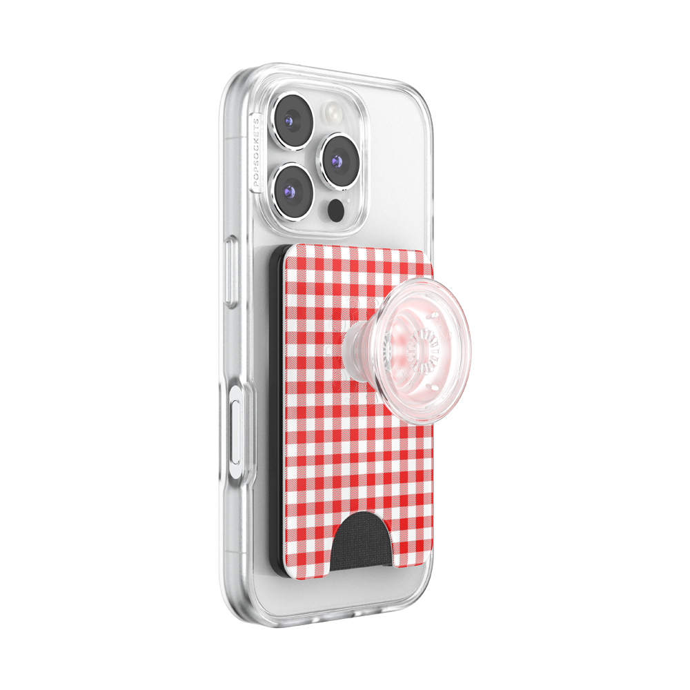 Red Gingham — MagSafe PopWallet+ - US 04765