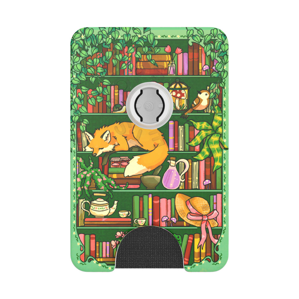 Storied Shelves Green — MagSafe PopWallet+ - US 73440
