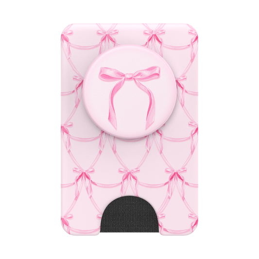 Satin Bow Blush — MagSafe PopWallet+ - US 30061