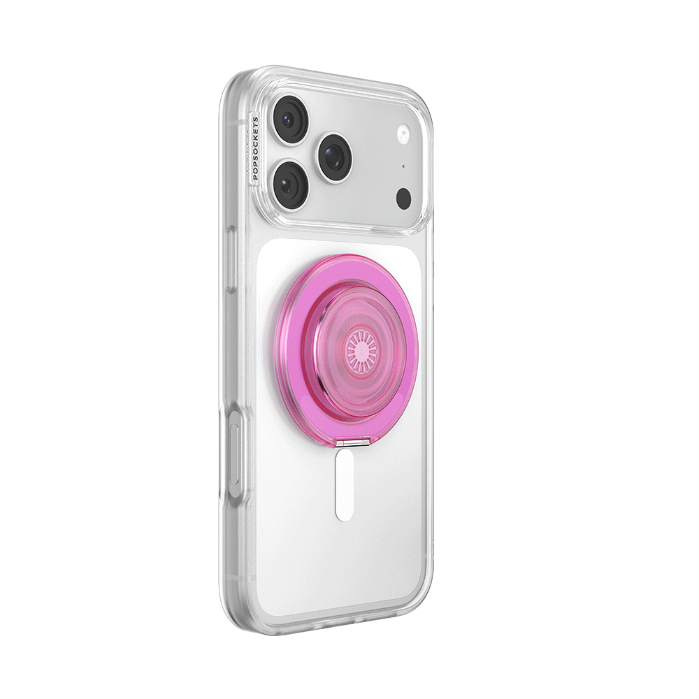 Translucent Baby Pink — MagSafe Kick-Out Grip & Stand - US 04624
