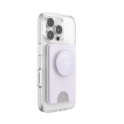 Opalescent White — MagSafe Kick-Out PopWallet+ & Stand - US 70479