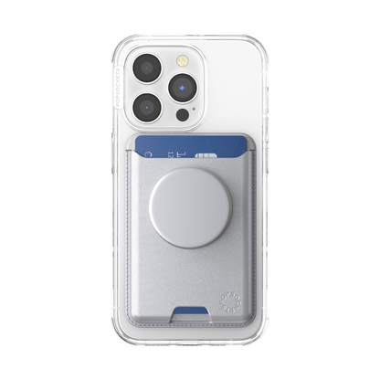 Silver — Softgoods MagSafe PopWallet+ - US 26740