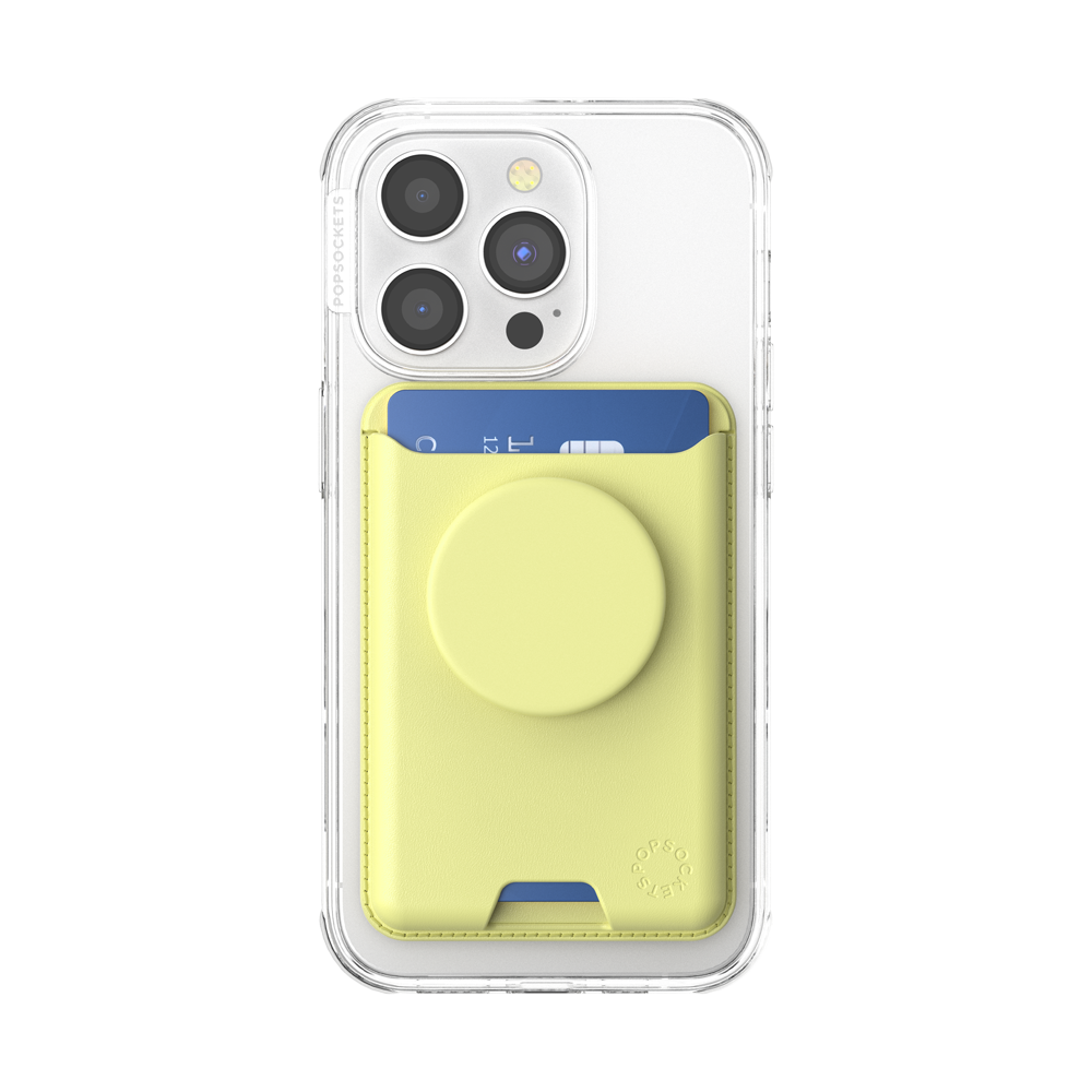 Butter Yellow — Softgoods MagSafe PopWallet+ - US 90697
