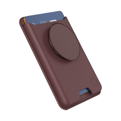 Aluminum Oxblood — Softgoods MagSafe PopWallet+ - US 24881