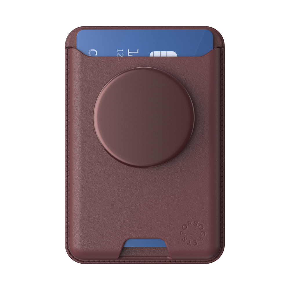 Aluminum Oxblood — Softgoods MagSafe PopWallet+ - US 98368