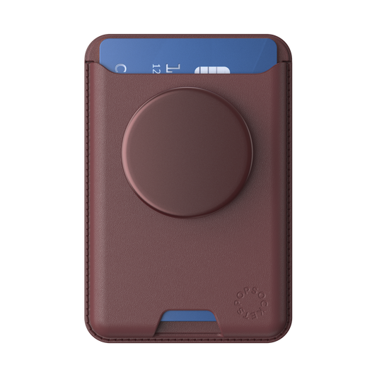 Aluminum Oxblood — Softgoods MagSafe PopWallet+ - US 63926