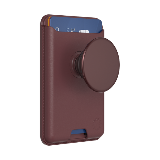 Aluminum Oxblood — Softgoods MagSafe PopWallet+ - US 87017