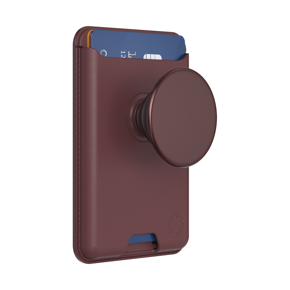 Aluminum Oxblood — Softgoods MagSafe PopWallet+ - US 98368