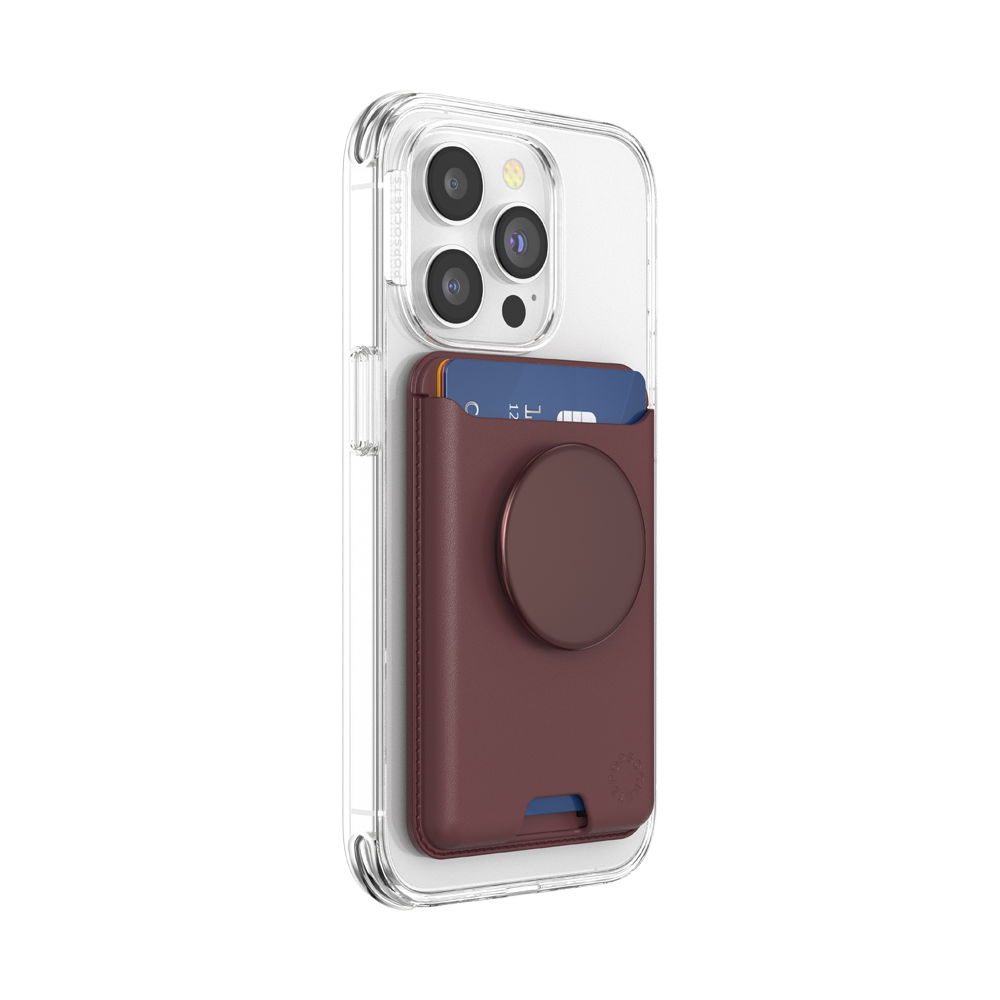 Aluminum Oxblood — Softgoods MagSafe PopWallet+ - US 64350