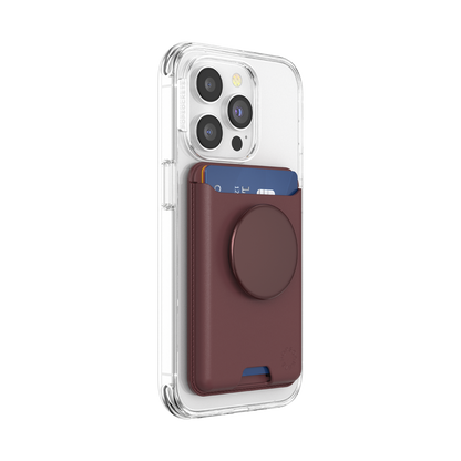 Aluminum Oxblood — Softgoods MagSafe PopWallet+ - US 87017