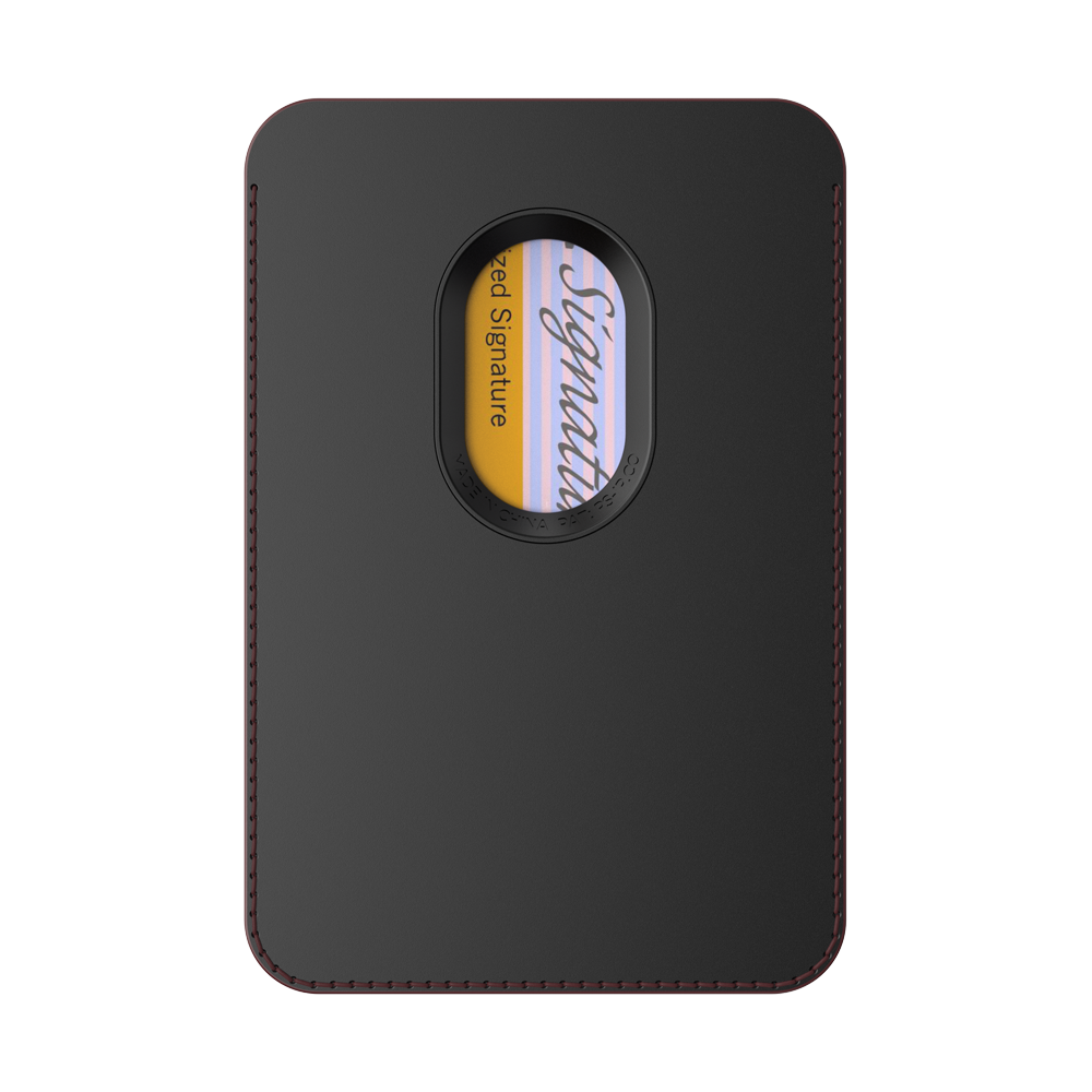 Aluminum Oxblood — Softgoods MagSafe PopWallet+ - US 64350