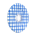Gingham Blue —  MagSafe Round Base - US 15761
