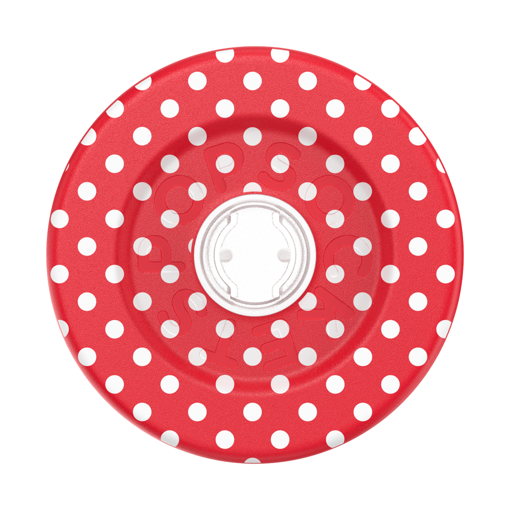 Polkadot Red —  MagSafe Round Base - US 47488