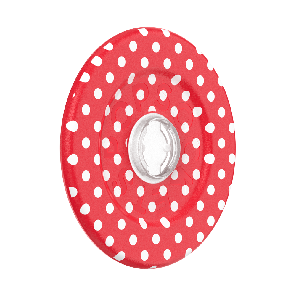 Polkadot Red —  MagSafe Round Base - US 47488