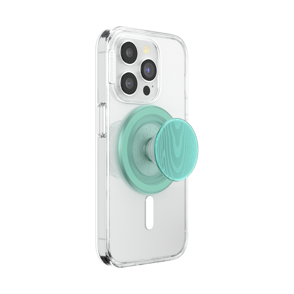 Aluminum Moire Turquoise — MagSafe PopGrip - US 57789