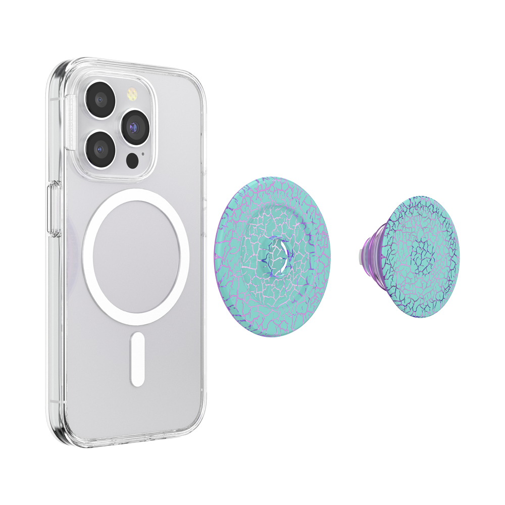 Crackle Reef Printed Sugar Plum — MagSafe PopGrip - US 64443