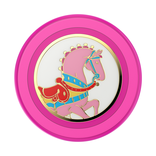 Enamel Carousel Pony — MagSafe PopGrip - US 46261