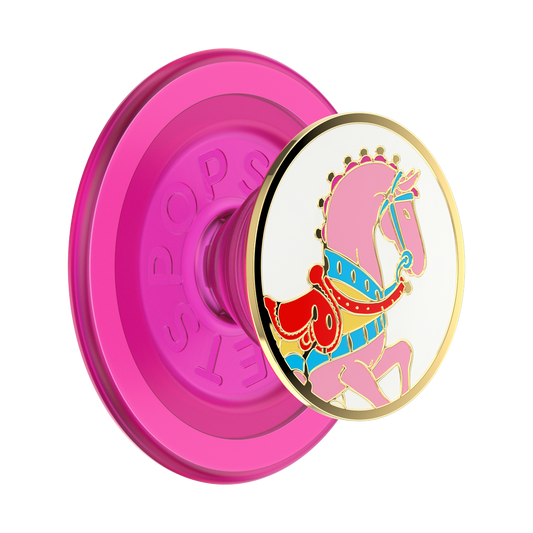 Enamel Carousel Pony — MagSafe PopGrip - US 46261