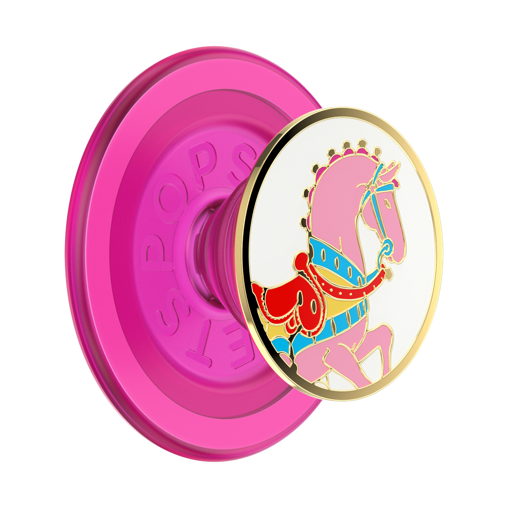 Enamel Carousel Pony — MagSafe PopGrip - US 10397