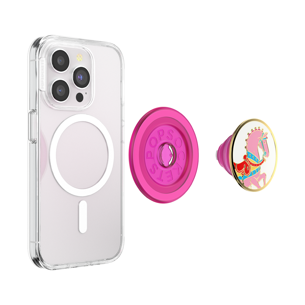 Enamel Carousel Pony — MagSafe PopGrip - US 10397