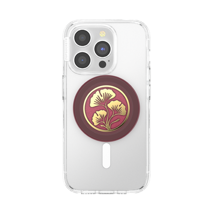 Enamel Ginkgo Oxblood — MagSafe PopGrip - US 82013