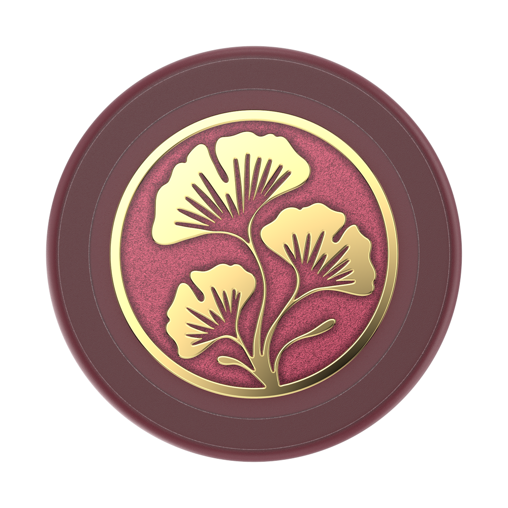Enamel Ginkgo Oxblood — MagSafe PopGrip - US 13365