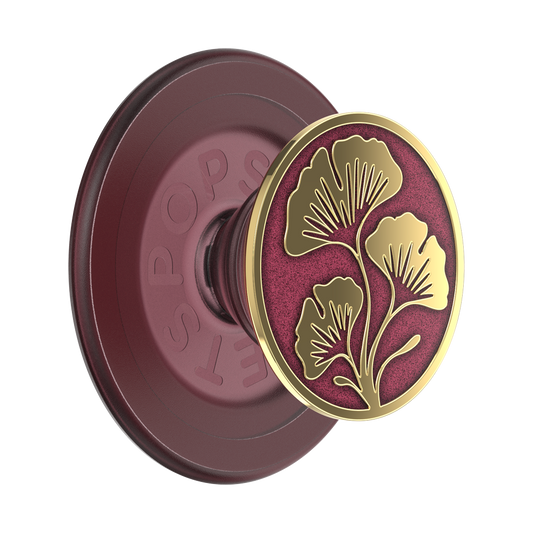 Enamel Ginkgo Oxblood — MagSafe PopGrip - US 34043