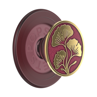 Enamel Ginkgo Oxblood — MagSafe PopGrip - US 82013