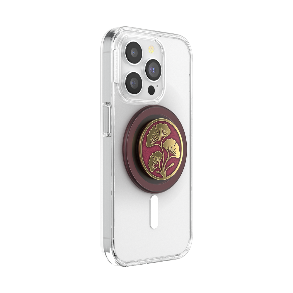 Enamel Ginkgo Oxblood — MagSafe PopGrip - US 82013