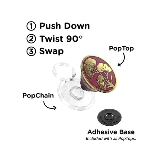 Enamel Ginkgo Oxblood — PopTop - US 98728