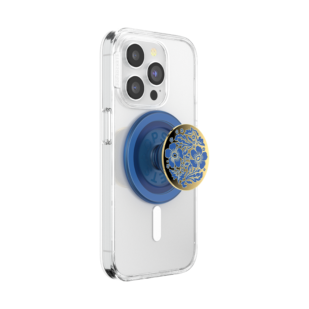 Enamel Lace Blue Vermeer — MagSafe PopGrip - US 00077
