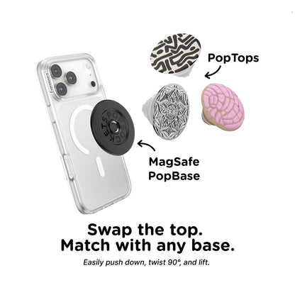 Enamel Silver Mandala — PopTop - US 62794