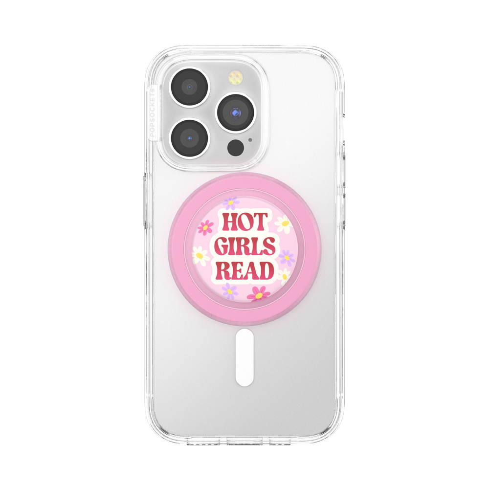 Hot Girls Read Pink — MagSafe PopGrip - US 36765