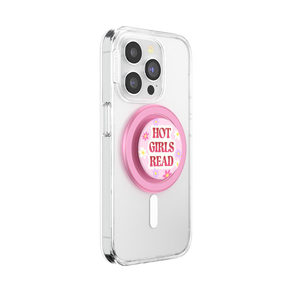 Hot Girls Read Pink — MagSafe PopGrip - US 50216