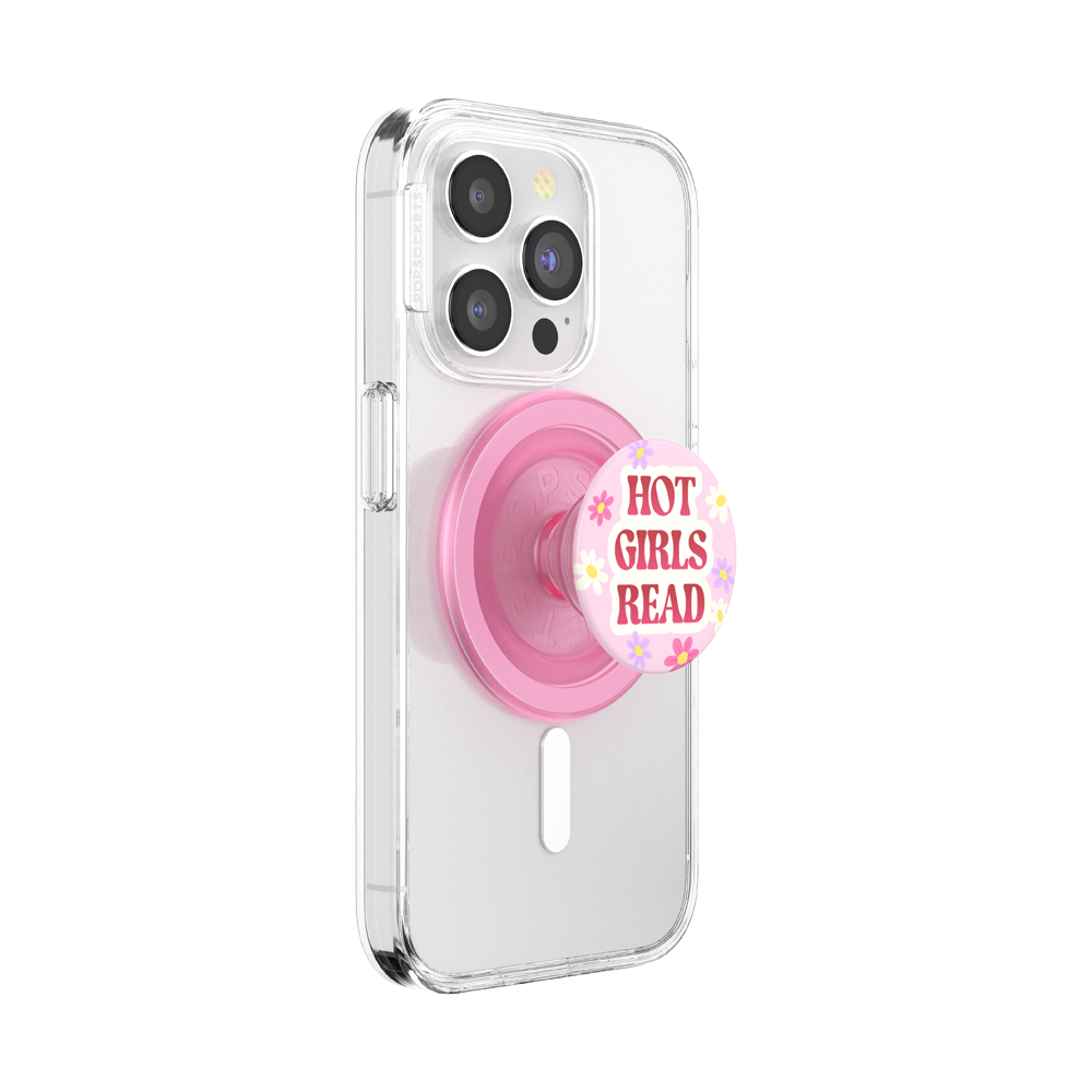 Hot Girls Read Pink — MagSafe PopGrip - US 36765