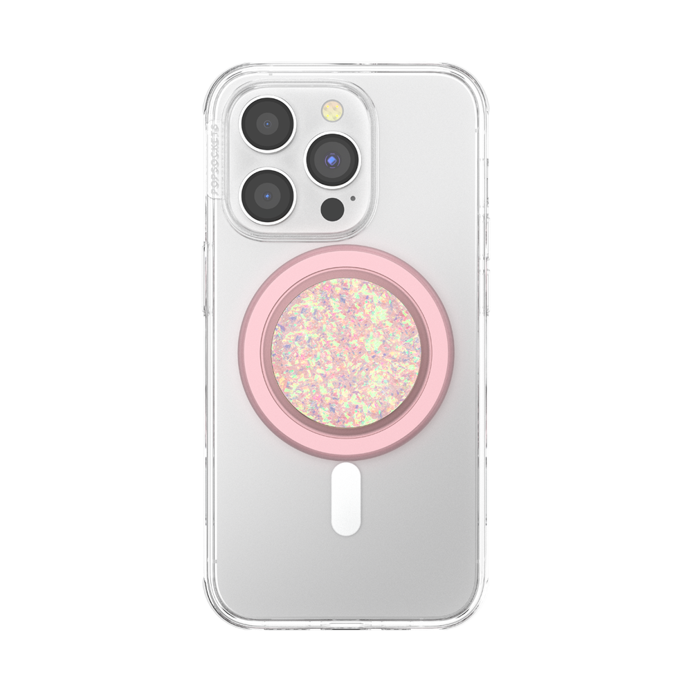 Iridescent Confetti Rose — MagSafe PopGrip - US 18763