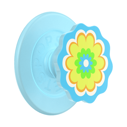Molded Flower Kaleidoscope Blue — MagSafe PopGrip - US 15973