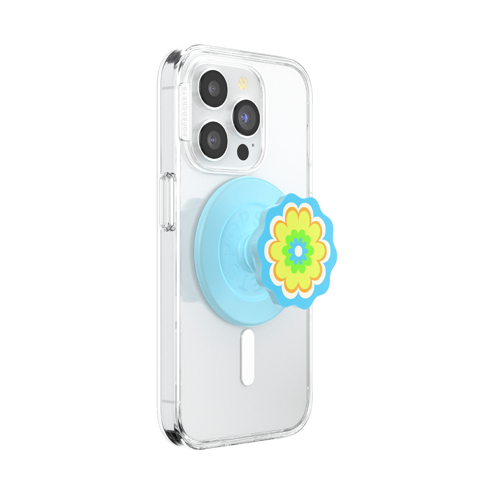 Molded Flower Kaleidoscope Blue — MagSafe PopGrip - US 52445